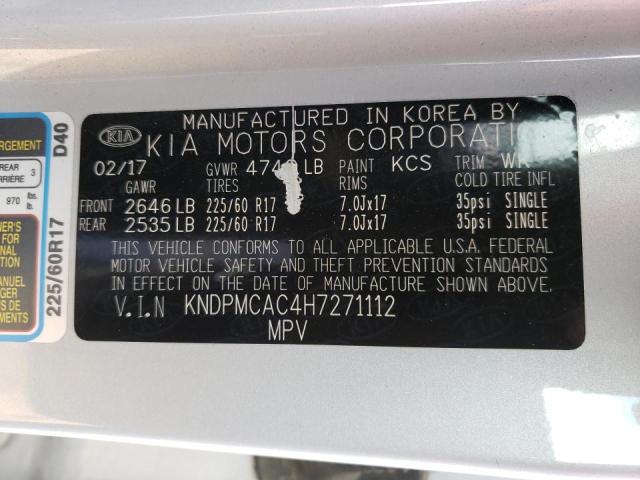 KNDPMCAC4H7271112 KIA Sportage Lx