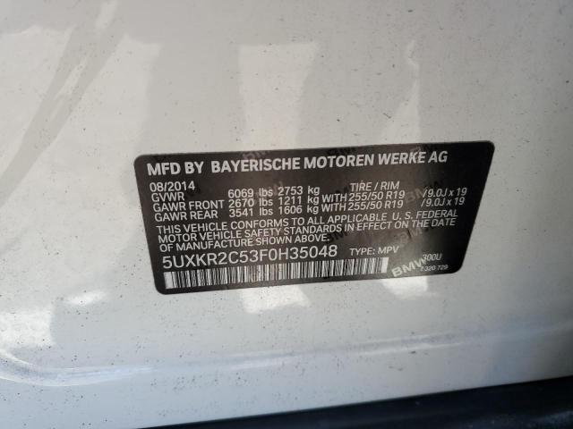 2015 BMW X5 SDRIVE3 - 5UXKR2C53F0H35048