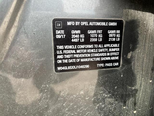 2018 BUICK REGAL PREF - W04GL6SXXJ1046296