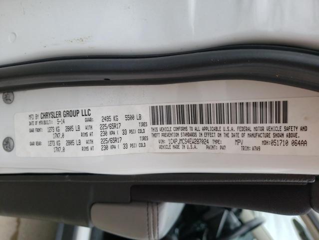 1C4PJMCS4EW287024 Jeep Cherokee Latitude