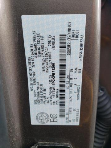 2019 FORD F150 SUPER - 1FTEW1EP2KFB71266