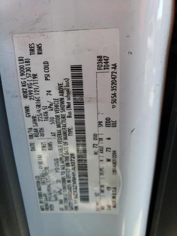 1FBZX2ZM9HKA10728 Ford Transit T-350