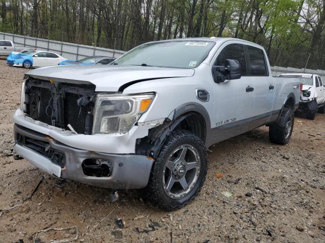 Salvage cars for sale from Copart Austell, GA: 2016 Nissan Titan XD SL