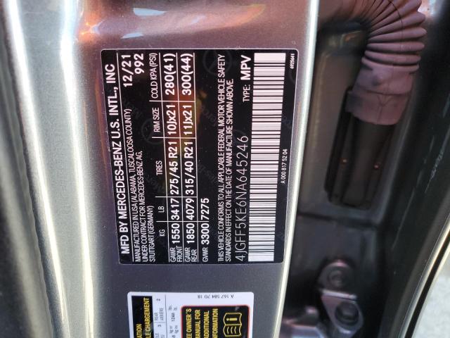 4JGFF5KE6NA645246 Mercedes-Benz Gls 450 4matic