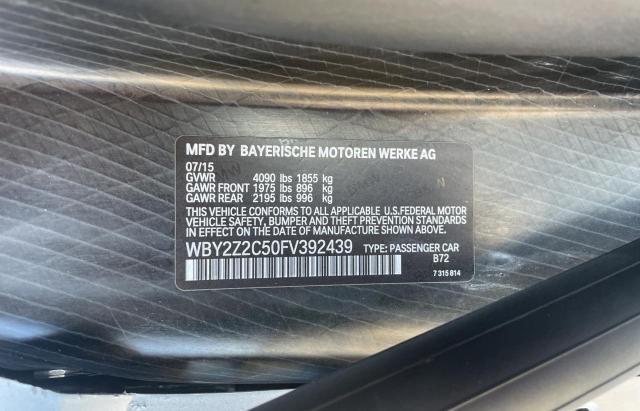 WBY2Z2C50FV392439 BMW I8
