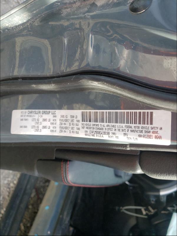 2014 JEEP CHEROKEE T 1C4PJMBS8EW199188