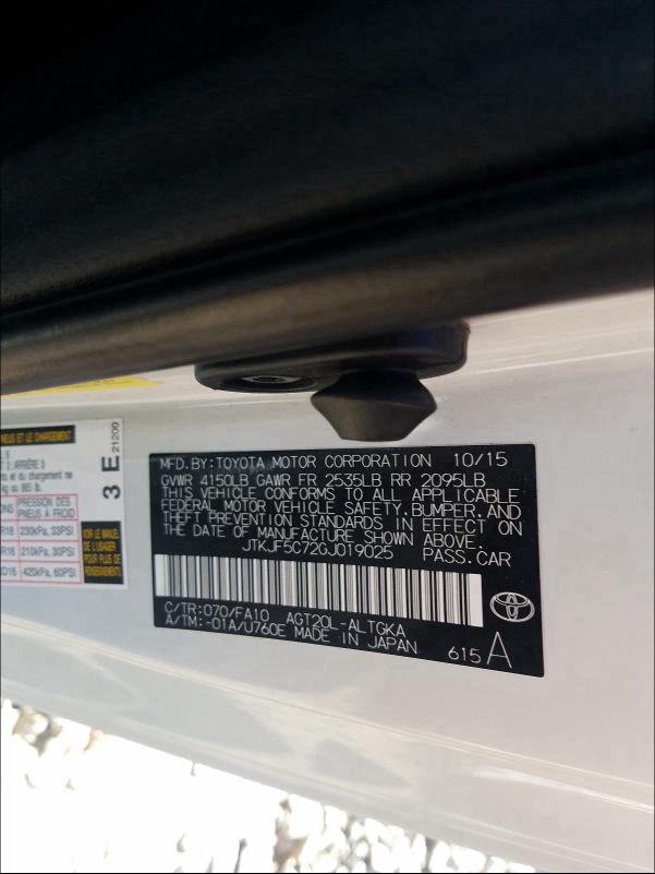 2016 TOYOTA SCION TC JTKJF5C72GJ019025
