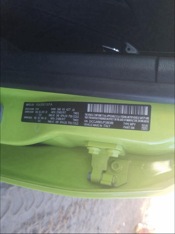 2018 JEEP RENEGADE L ZACCJABB3JPG88389