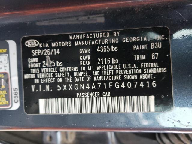 5XXGN4A71FG407416 KIA OPTIMA EX