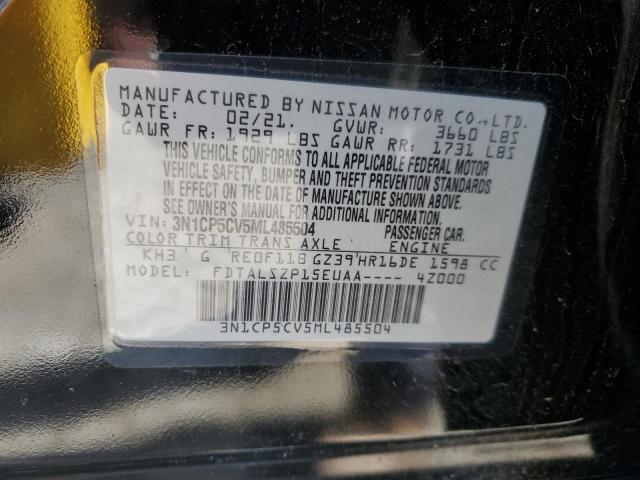 2021 NISSAN KICKS SV - 3N1CP5CV5ML485504