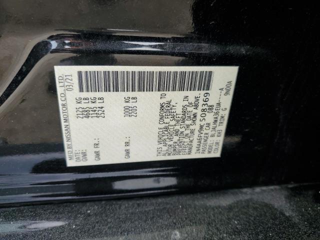 2021 NISSAN MAXIMA PLA - 1N4AA6FV9MC508369