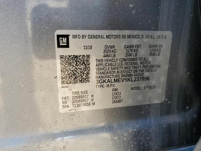 3GKALMEV5KL237956 GMC Terrain Sle