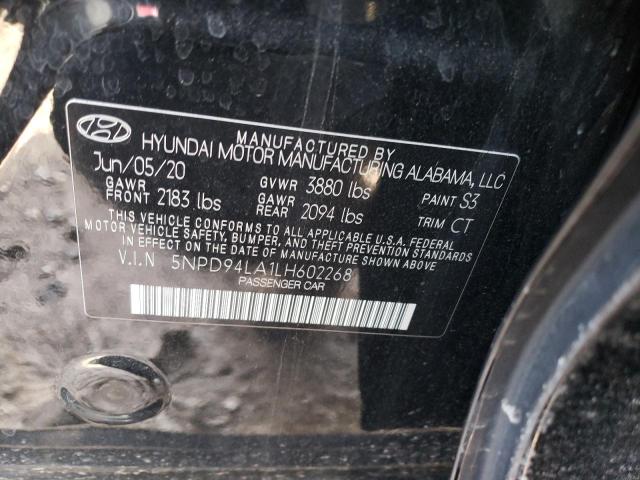 2020 HYUNDAI ELANTRA EC - 5NPD94LA1LH602268