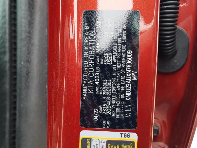 KNDJ23AUXN7836009 KIA SOUL LX