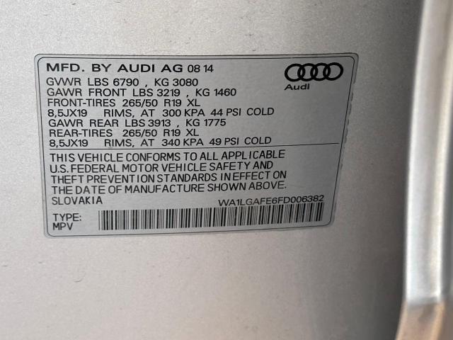 WA1LGAFE6FD006382 2015 AUDI Q7, photo no. 10