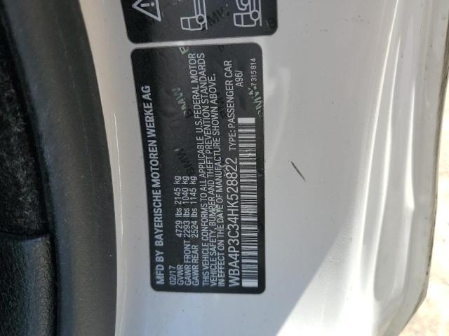 2017 BMW 440XI - WBA4P3C34HK528822