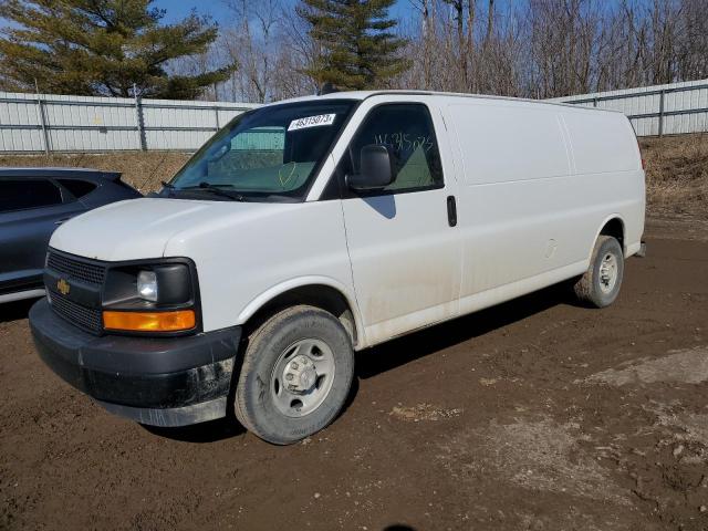 Salvage cars for sale from Copart Davison, MI: 2017 Chevrolet Express G2500