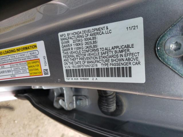 2021 ACURA TLX TECH A - 19UUB6F57MA012018