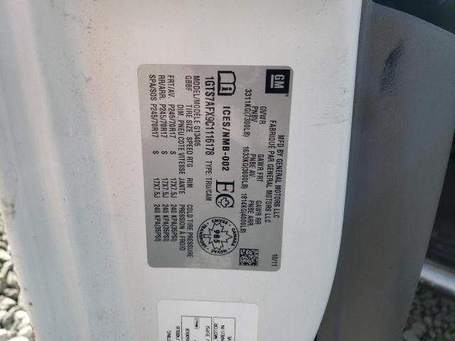 1GTS7AFX9C1116178 GMC Savana G1500