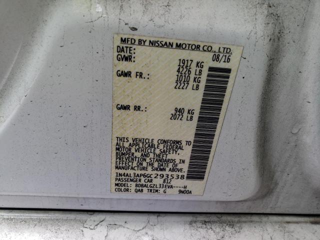 2016 NISSAN ALTIMA 2.5 - 1N4AL3AP6GC293538