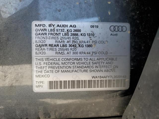 2020 AUDI SQ5 PREMIU - WA1B4AFY7L2020149