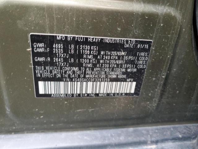 4S4BSACC0F3291259 Subaru Outback 2.5i Premium