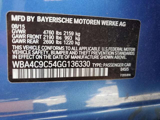 WBA4C9C54GG136330 BMW 428 Xi Gran Coupe Sulev