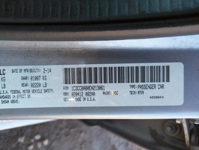 1C3CCBAB0EN213061 Chrysler 200 LX