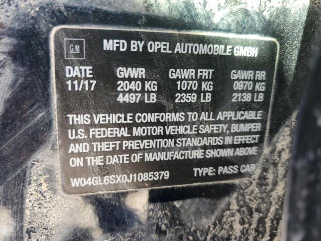 W04GL6SX0J1085379 Buick Regal Preferred