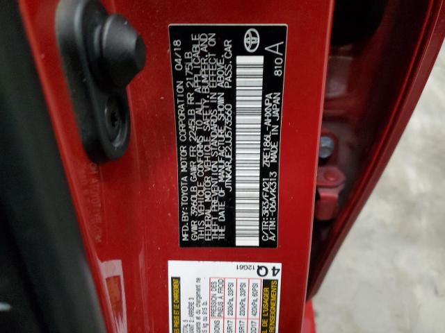 2018 TOYOTA UK JTNKARJE2JJ573560