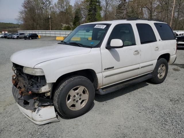 Vehiculos salvage en venta de Copart Concord, NC: 2001 Chevrolet Tahoe K1500