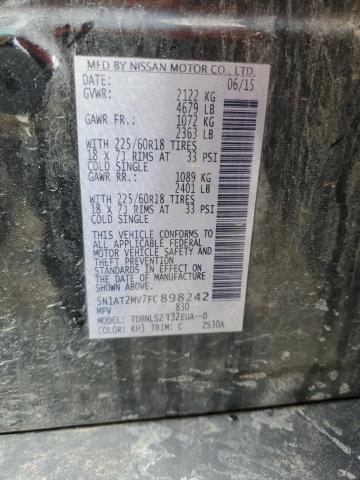 5N1AT2MV7FC898242 Nissan ROGUE S