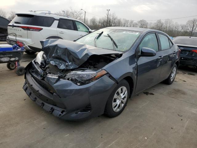 Salvage cars for sale from Copart Louisville, KY: 2017 Toyota Corolla LE