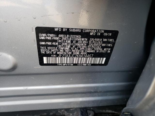 JF2SKAJC2KH414467 Subaru Forester Sport