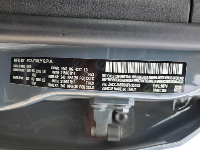ZACCJABB9JPH35103 Jeep Renegade Latitude