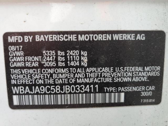 2018 BMW 530E - WBAJA9C58JB033411