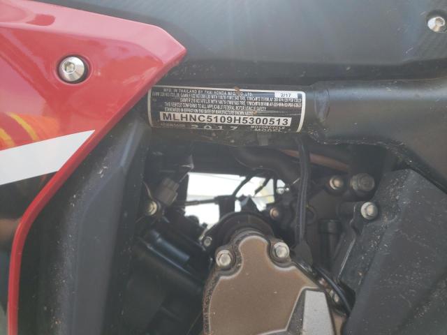 2017 HONDA CBR300 R MLHNC5109H5300513