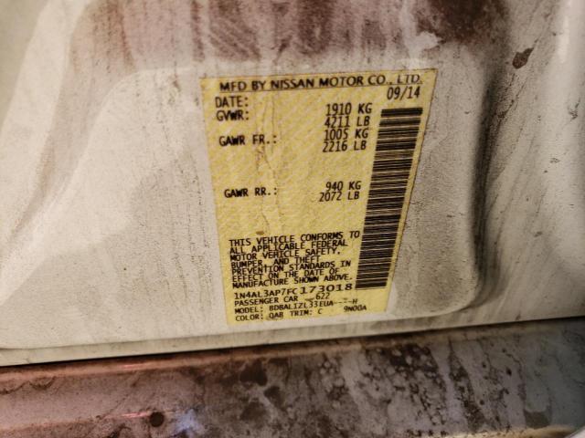 1N4AL3AP7FC173018 Nissan ALTIMA 2.5