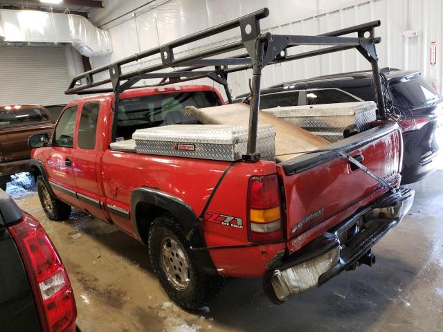 CHEVROLET silverado 2002 red  gas 2GCEK19TX21171543 photo #3