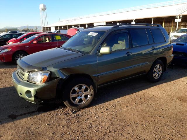 Toyota Highlander salvage cars for sale: 2004 Toyota Highlander Base