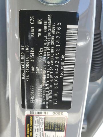 5XXG64J24NG142765 KIA K5 GT LINE