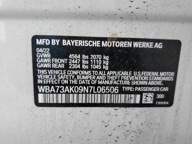 2022 BMW 228XI - WBA73AK09N7L06506
