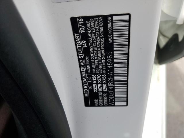 2017 MERCEDES-BENZ E 300 - WDDZF4JB2HA145985