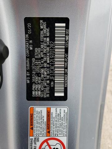 2020 SUBARU BRZ LIMITE JF1ZCAC12L9701282