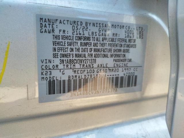 3N1AB8CV3NY271378 Nissan SENTRA SV