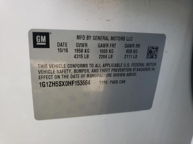 2017 CHEVROLET MALIBU PRE - 1G1ZH5SX0HF153664