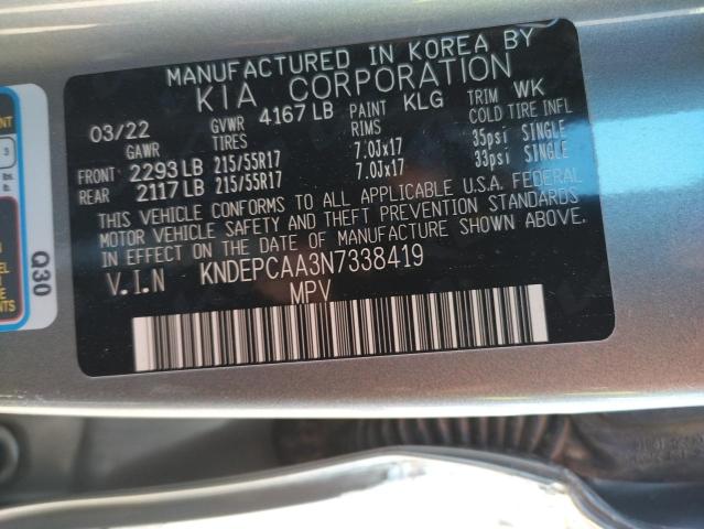 KNDEPCAA3N7338419 KIA Seltos Lx
