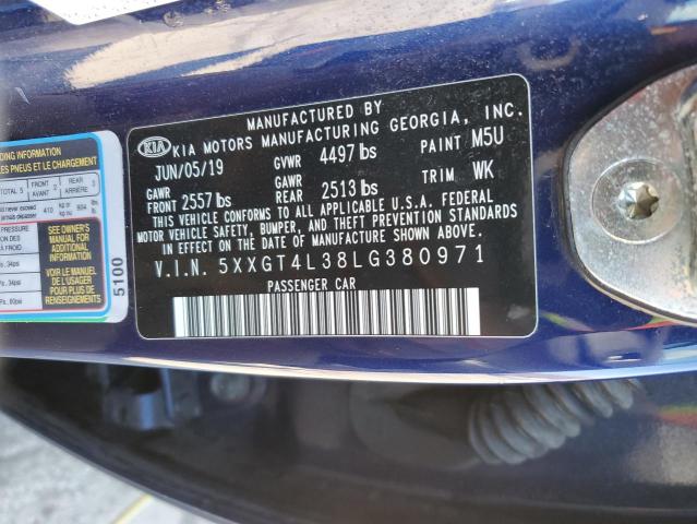 5XXGT4L38LG380971 KIA Optima Lx
