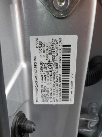 2020 ACURA TLX TECHNO - 19UUB3F48LA003848