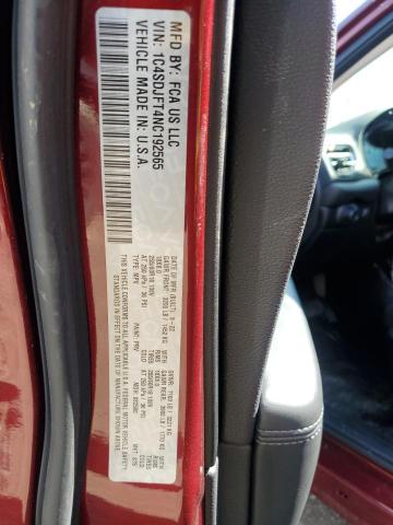 2022 DODGE DURANGO PU 1C4SDJFT4NC192565
